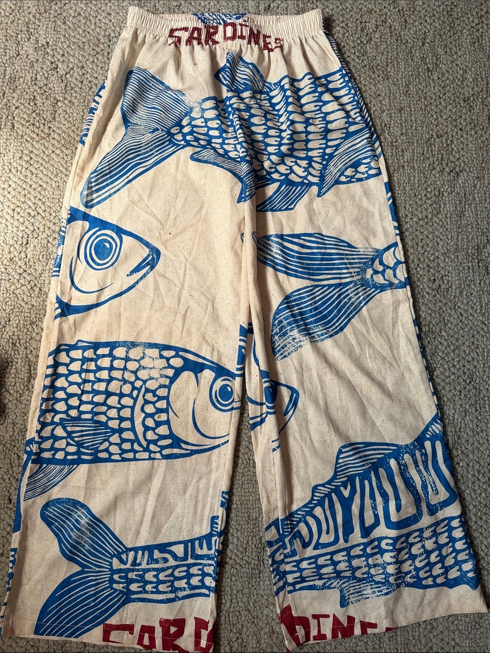 Retro Nautical-Style Pants